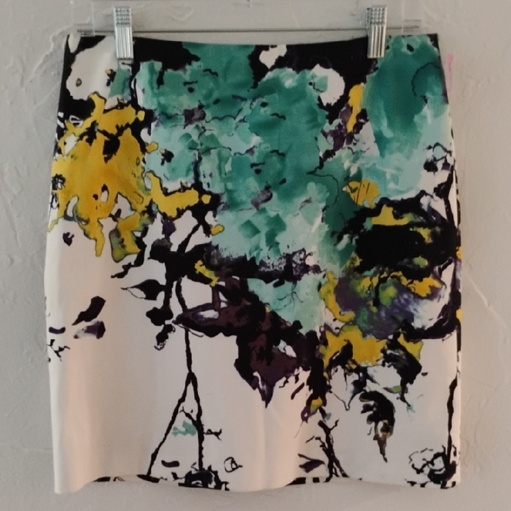 Tahari White Cream Mini Pencil Skirt Cocktail